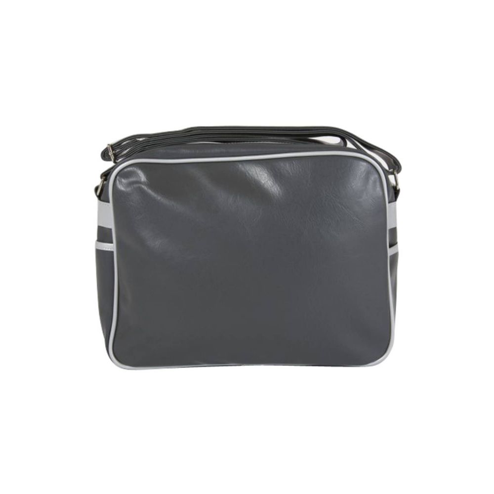 Gray Synthetic Handbag - ventzia