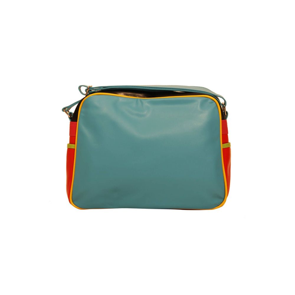 Blue Synthetic Handbag - ventzia