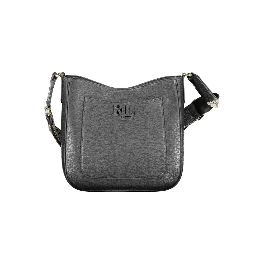 Black Leather Handbag - ventzia