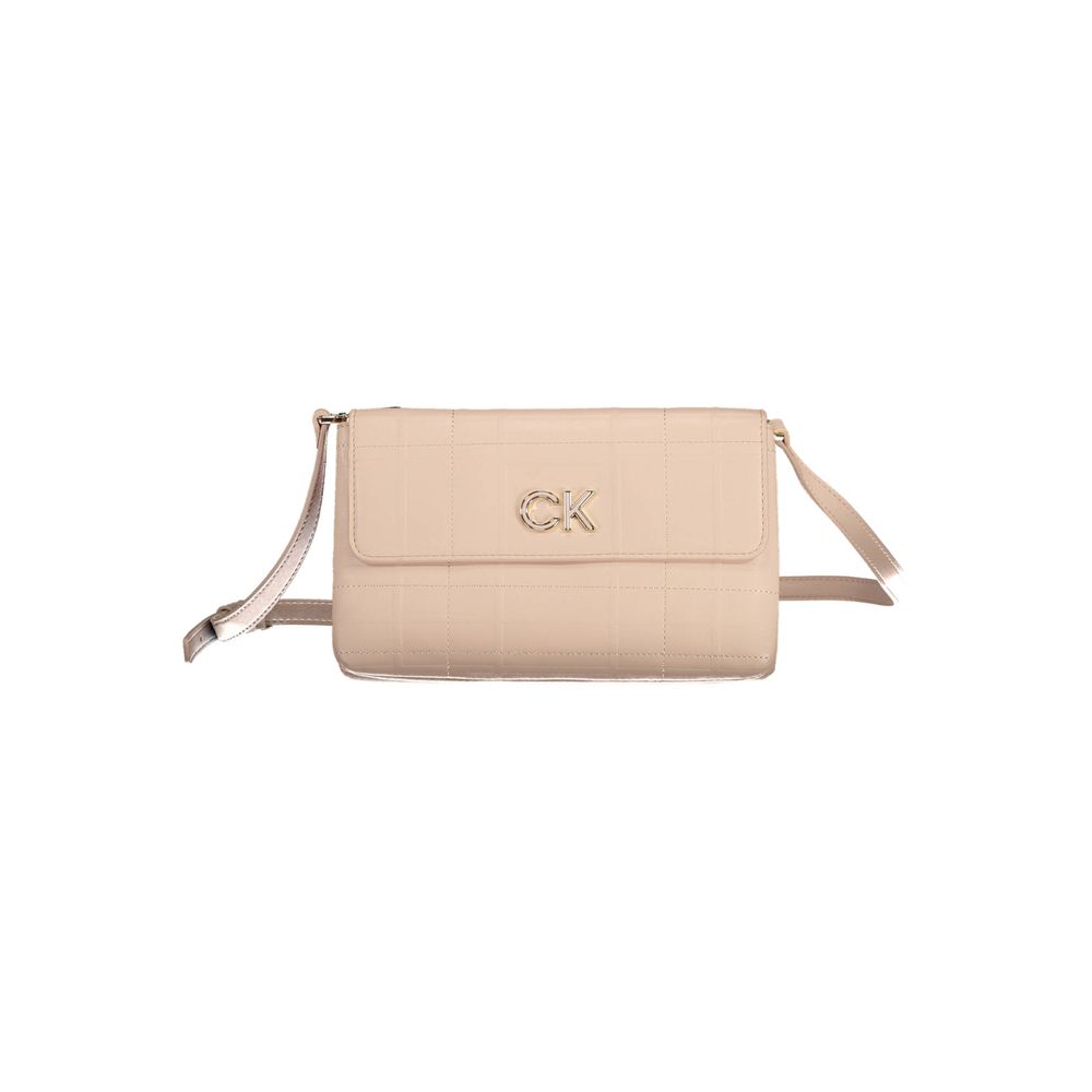 Pink Polyester Handbag - ventzia