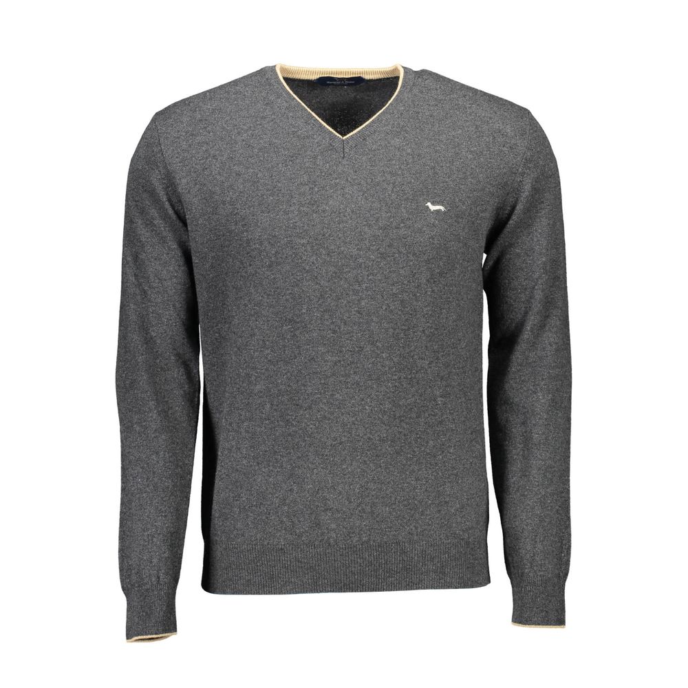 Gray Wool Sweater - ventzia