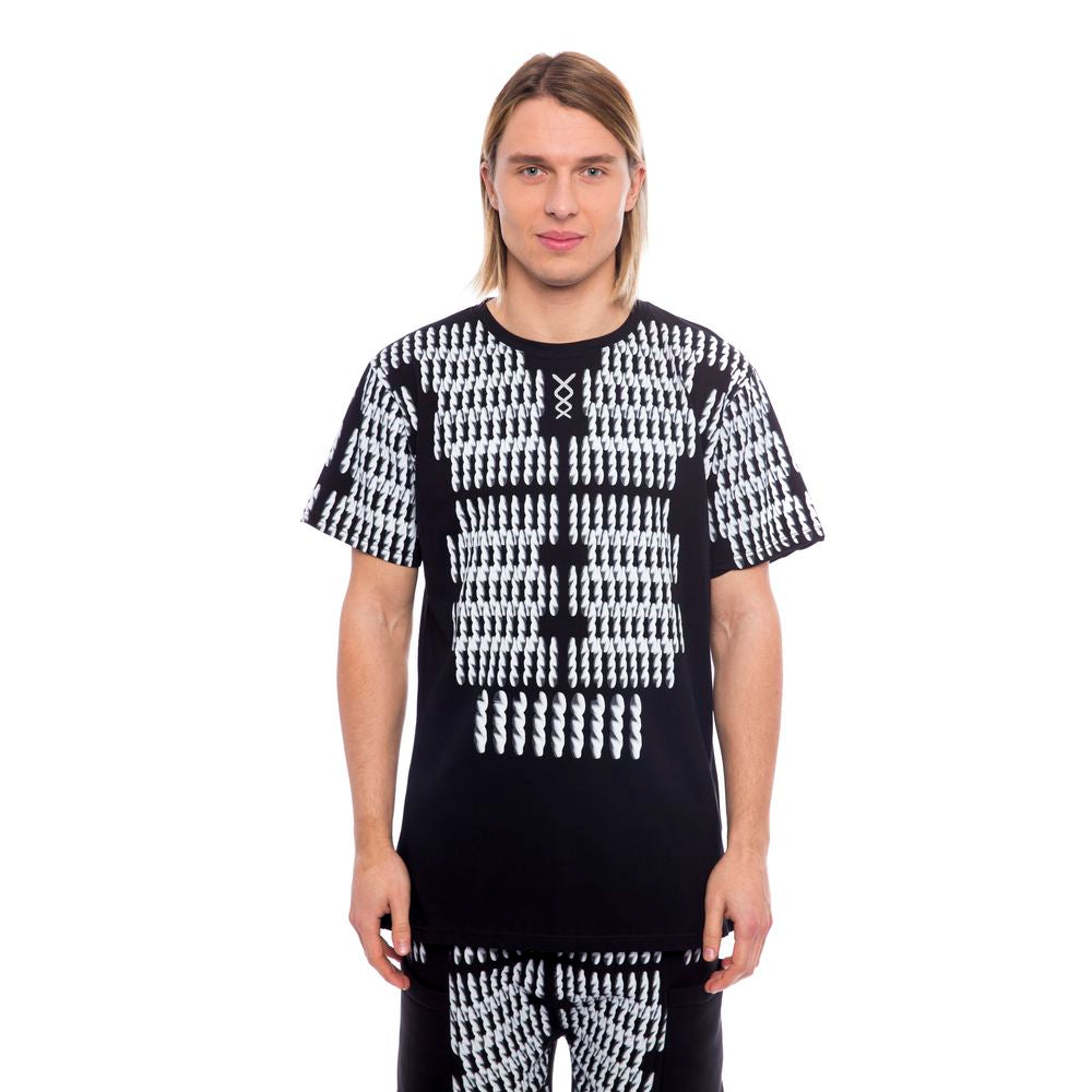 Black Cotton Men T-Shirt - ventzia