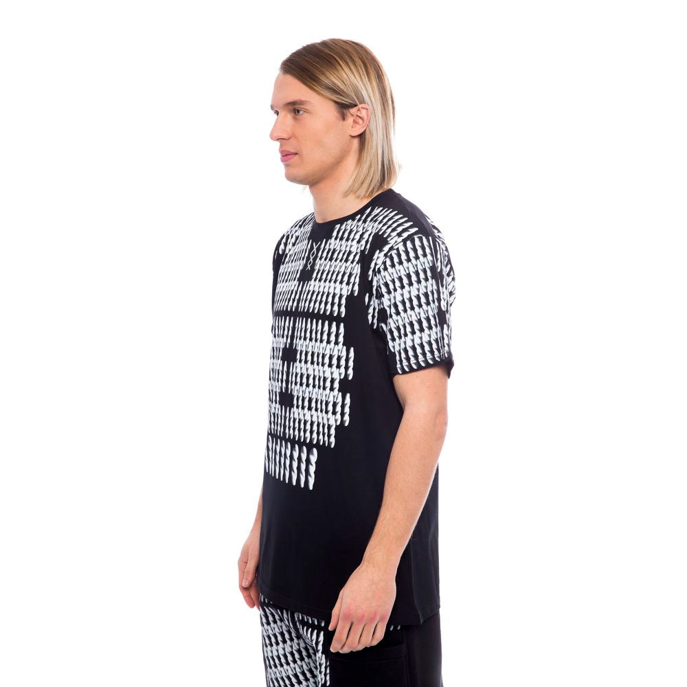 Black Cotton Men T-Shirt - ventzia