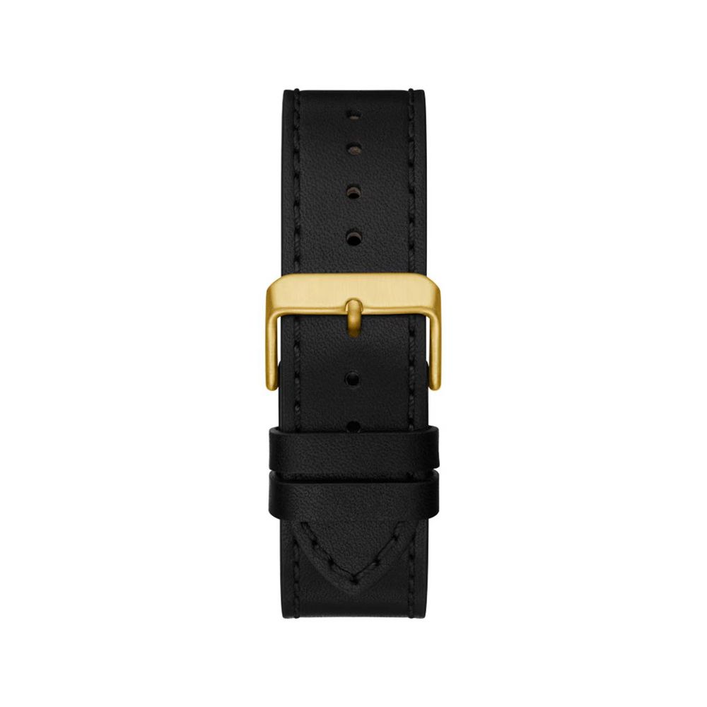 Black Leather Watch - ventzia