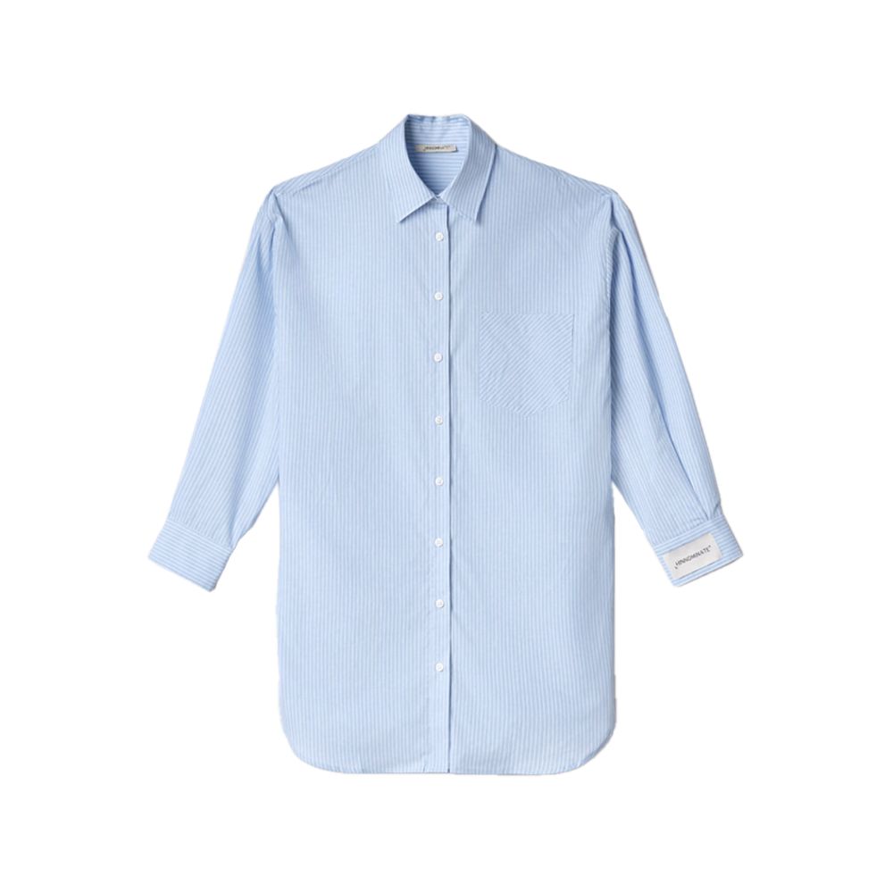 Blue Cotton Shirt - ventzia