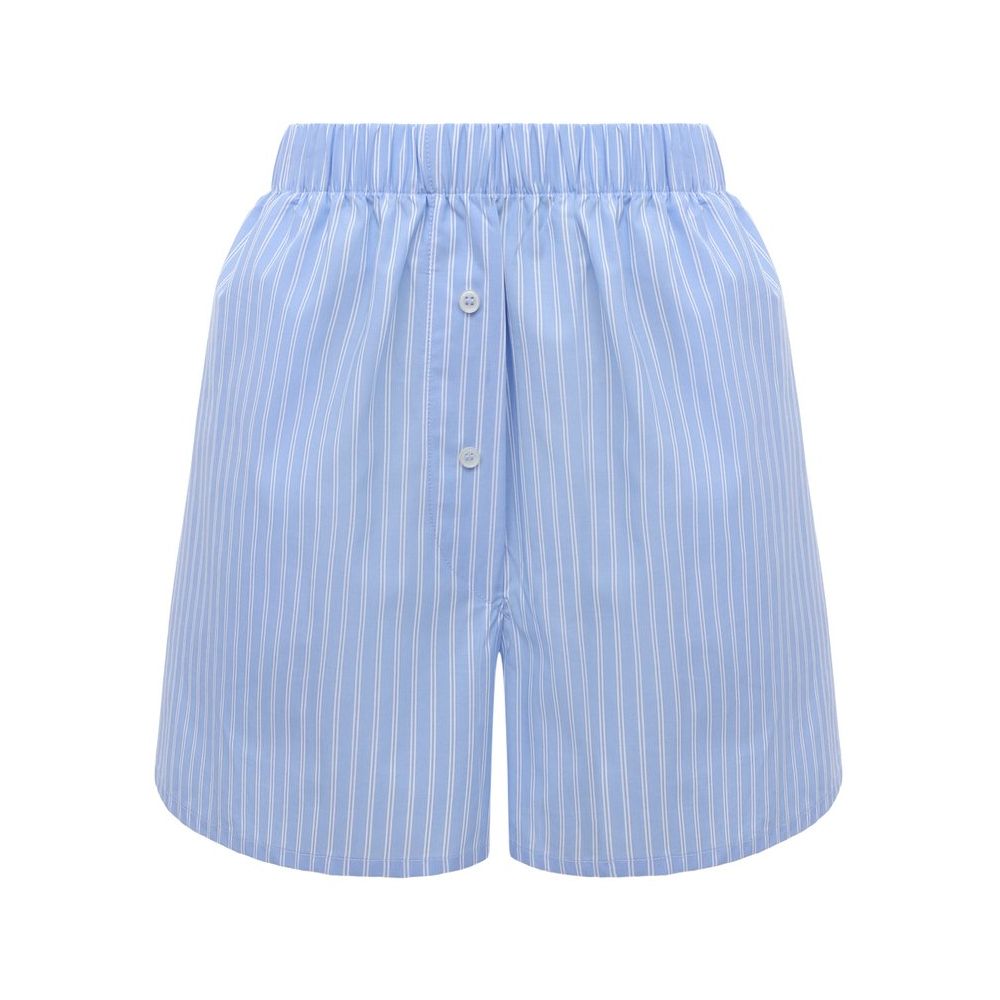 Blue Cotton Short - ventzia