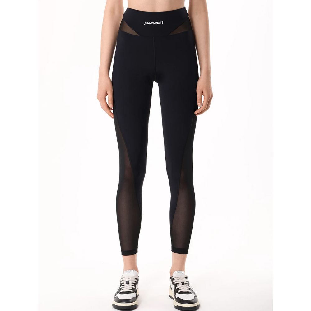 Black Polyamide Jeans & Pant - ventzia