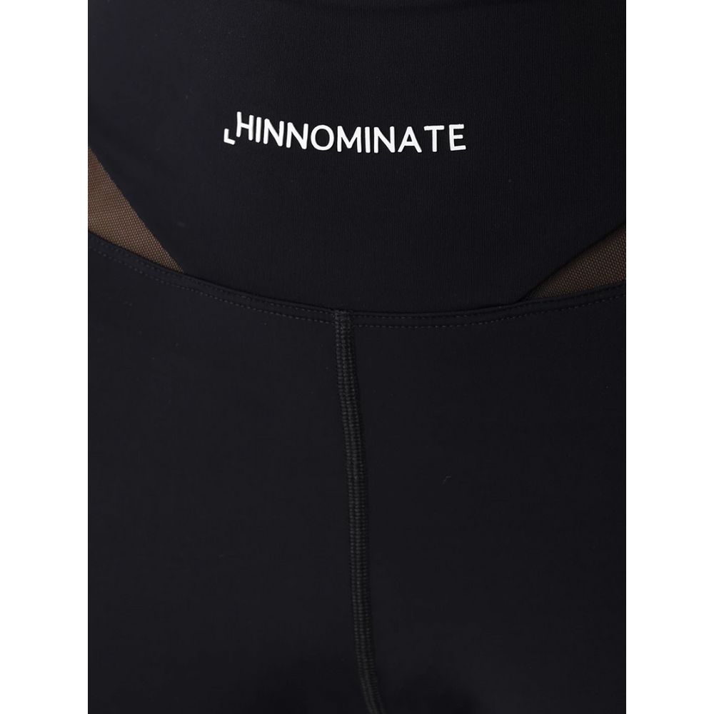 Black Polyamide Jeans & Pant - ventzia