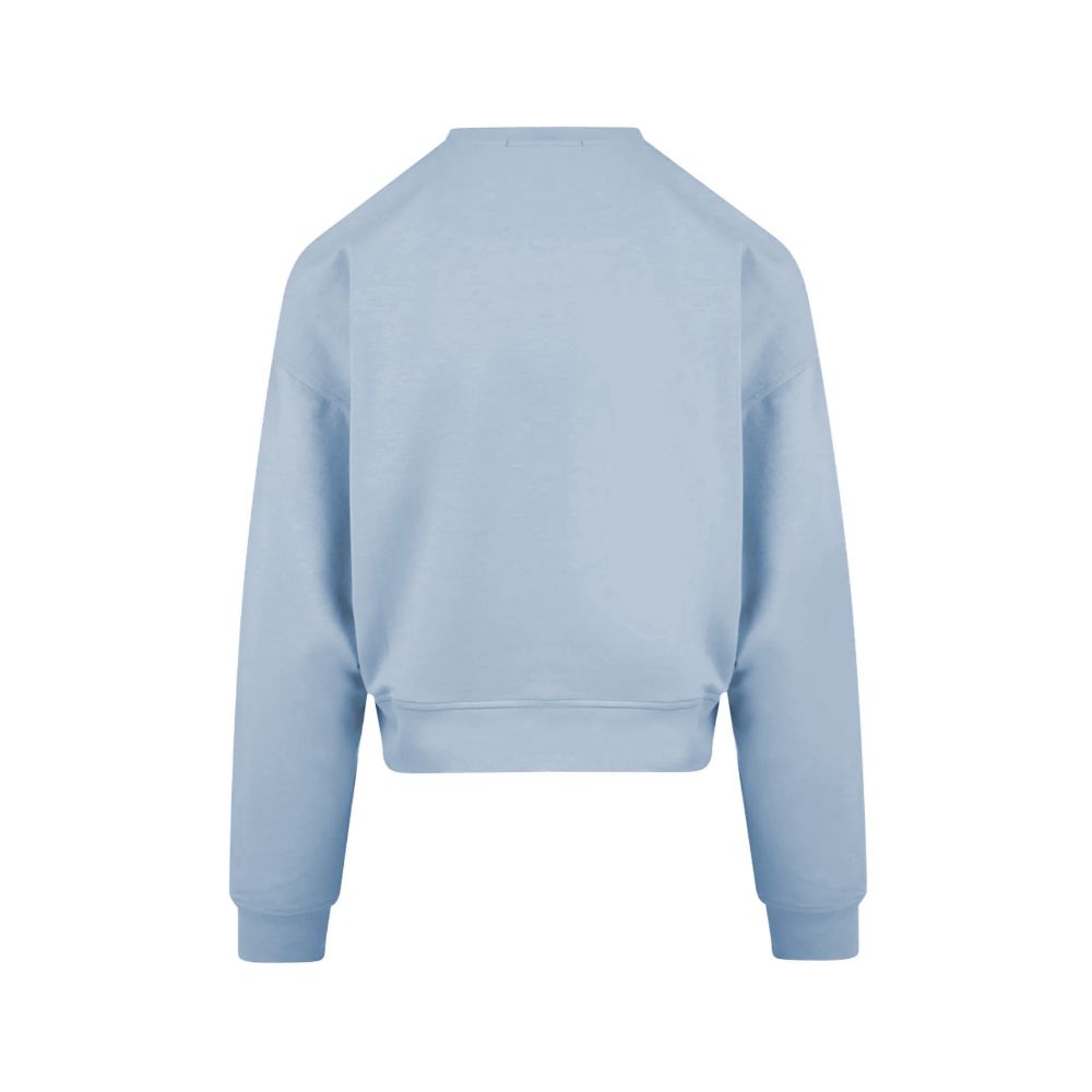 Blue Polyester Sweater - ventzia