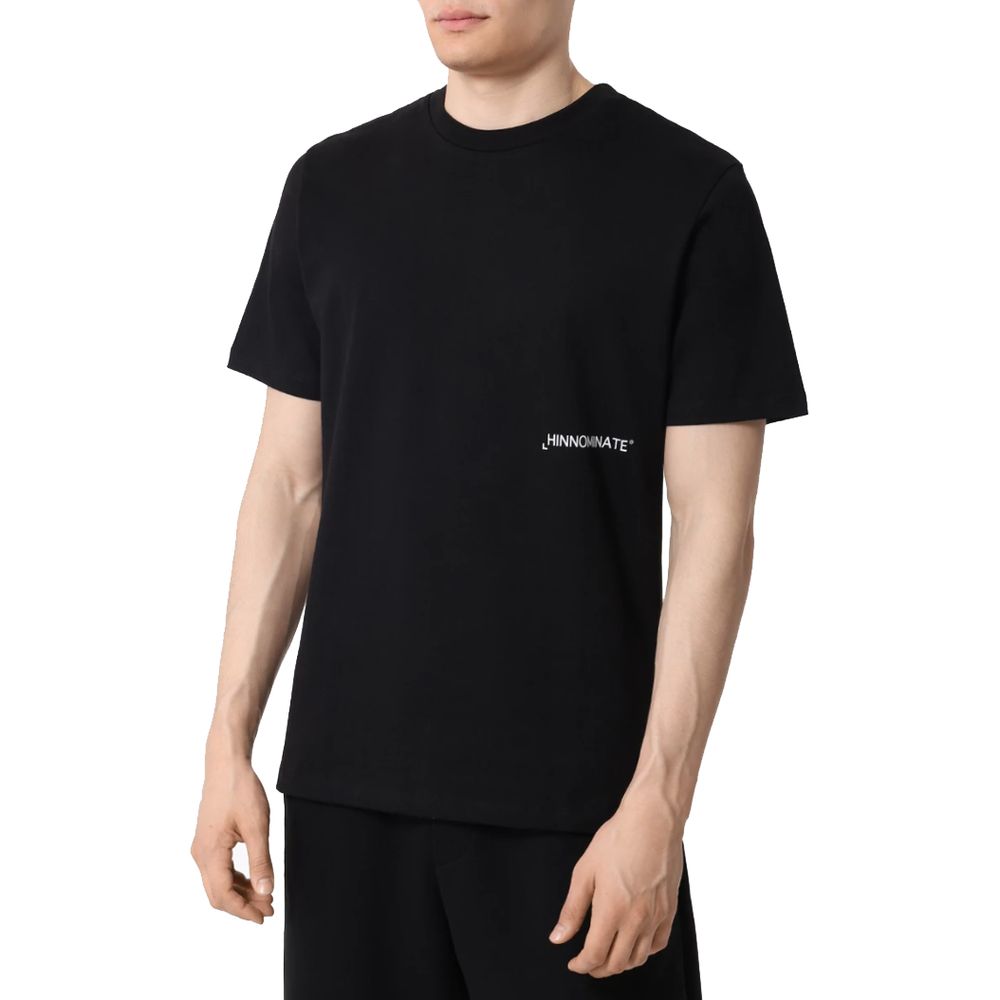 Black Cotton T-Shirt - ventzia