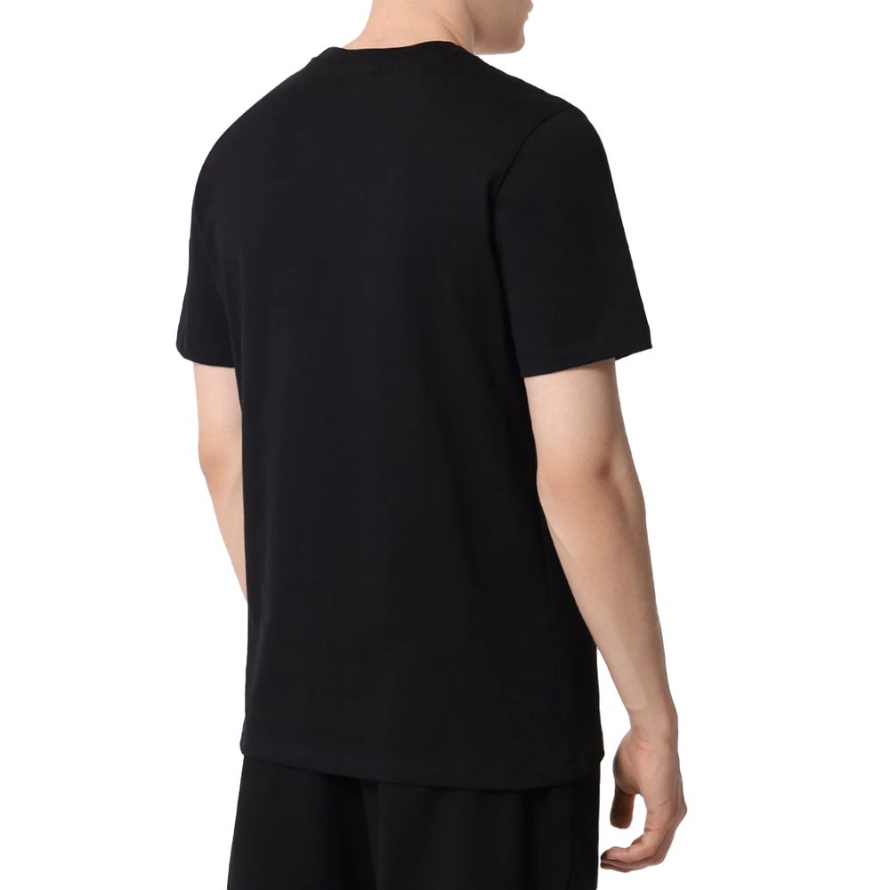 Black Cotton T-Shirt - ventzia