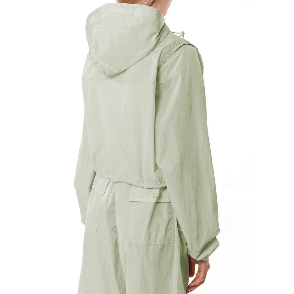 Green Nylon Jackets & Coat - ventzia