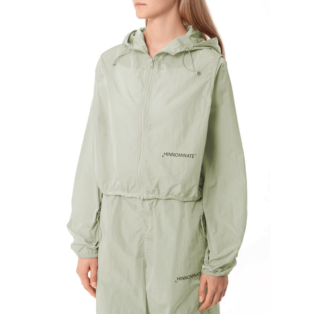 Green Nylon Jackets & Coat - ventzia