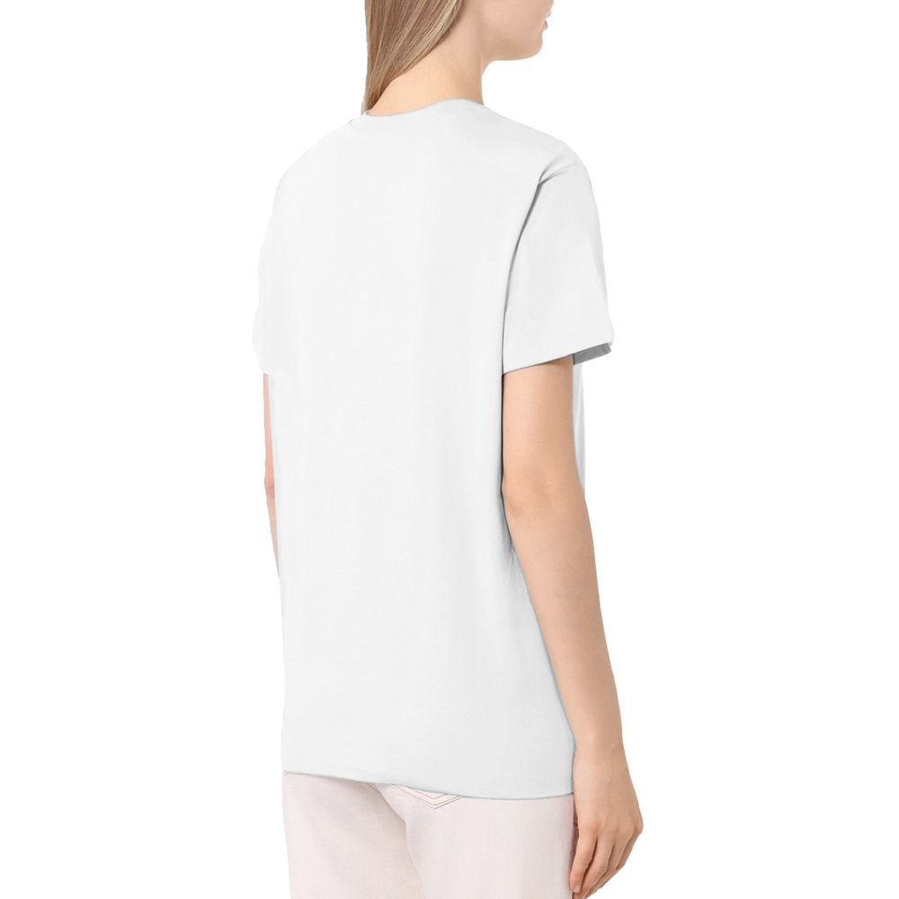White Cotton Tops & T-Shirt - ventzia