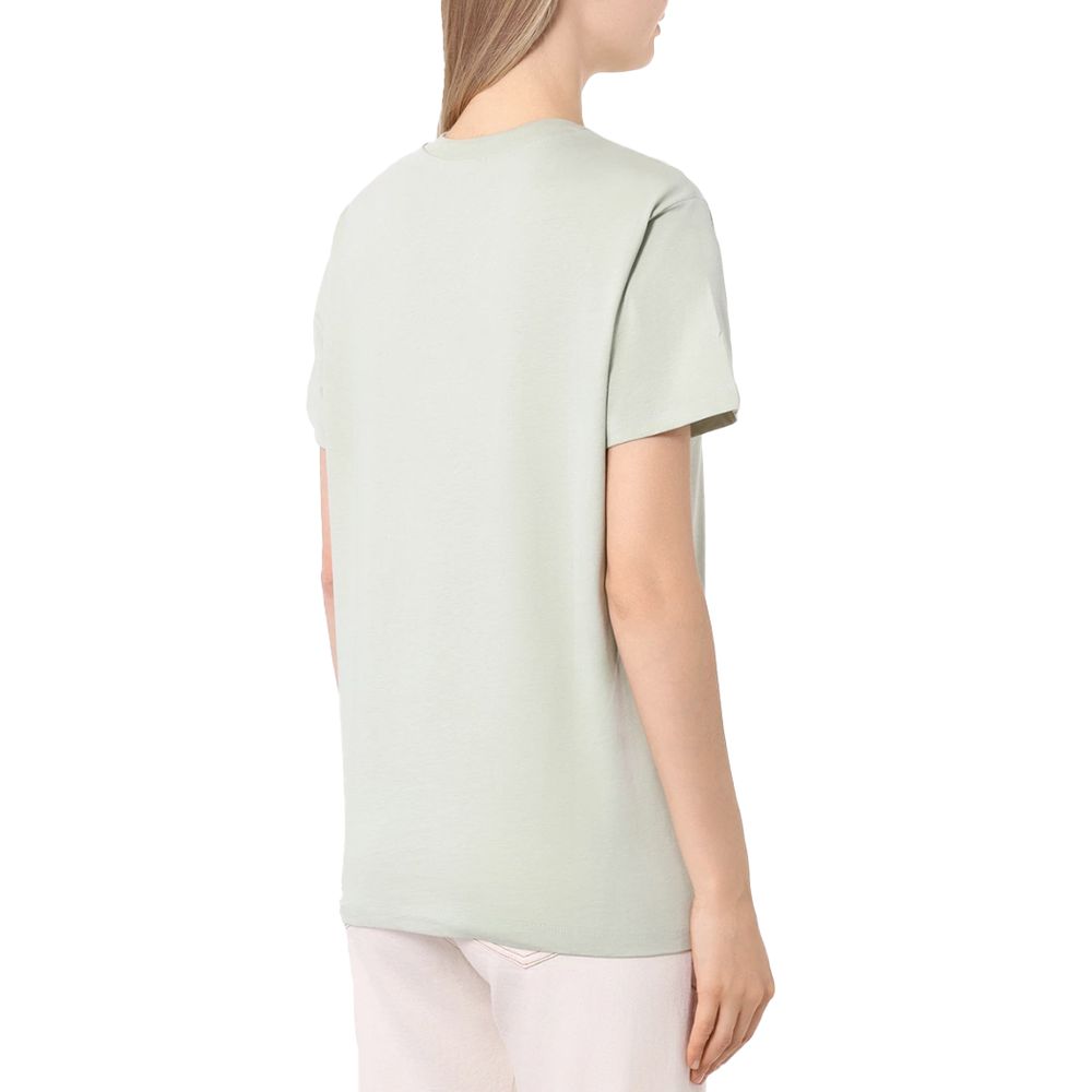Green Cotton Tops & T-Shirt - ventzia
