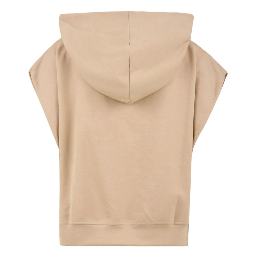 Beige Cotton Sweater - ventzia