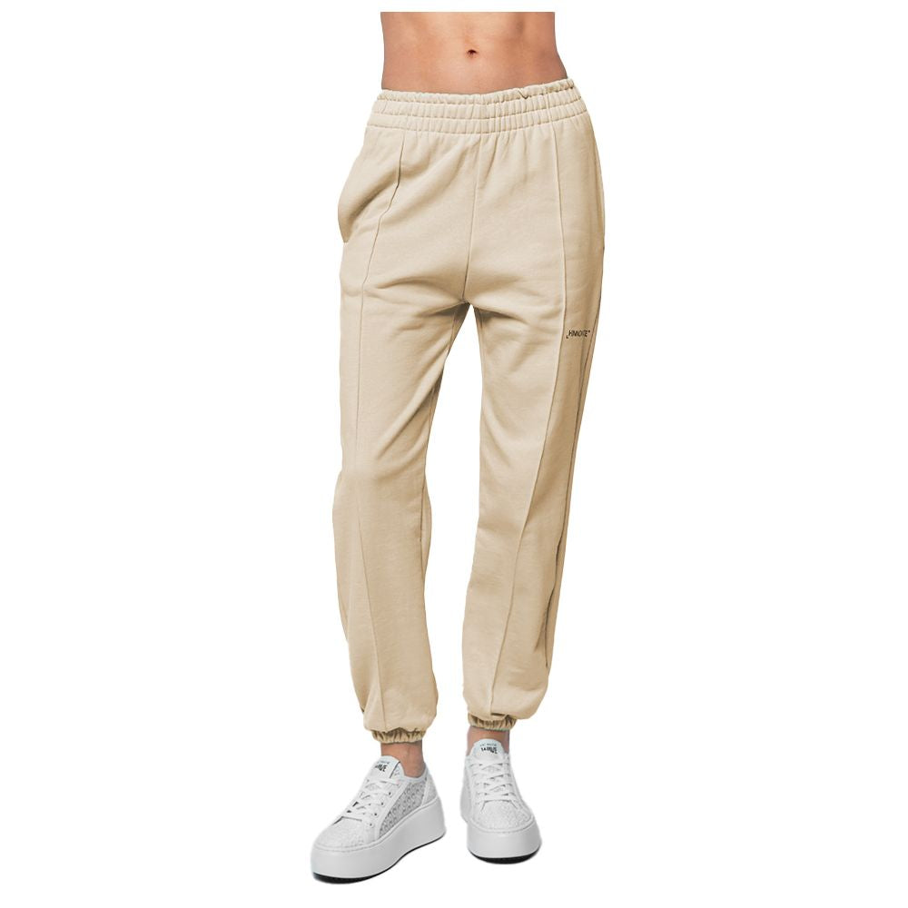 Beige Cotton Jeans & Pant - ventzia