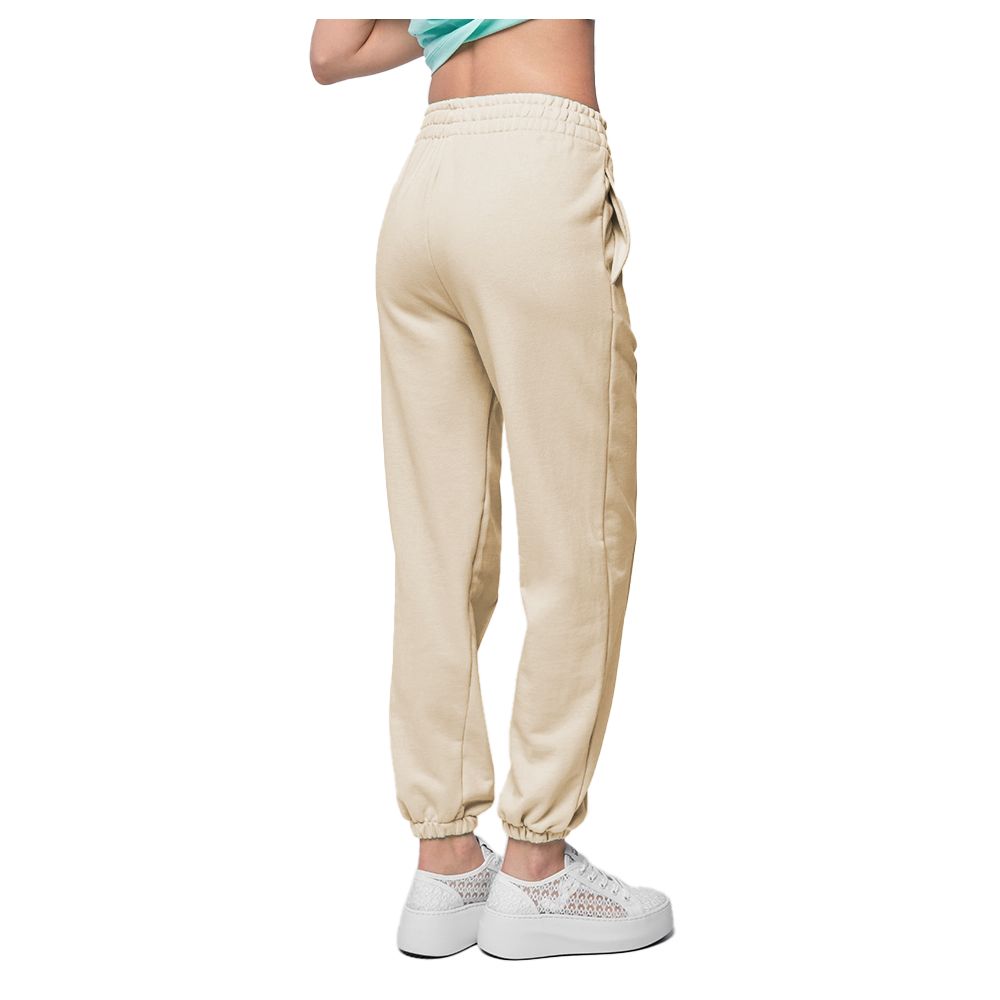 Beige Cotton Jeans & Pant - ventzia