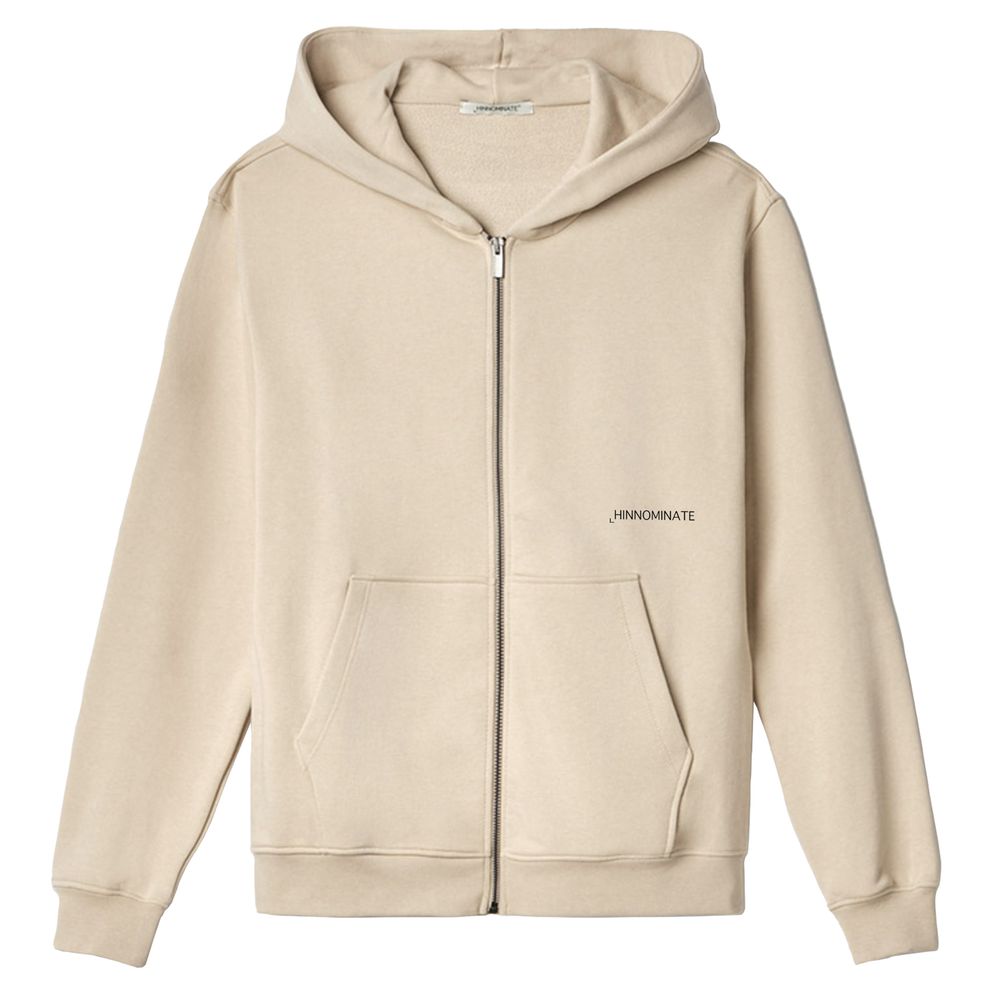 Beige Cotton Sweater - ventzia