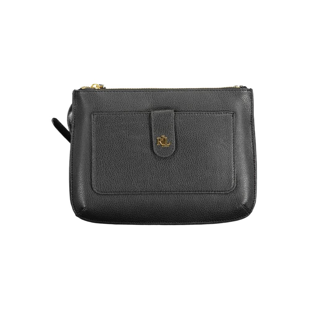 Black Leather Handbag - ventzia
