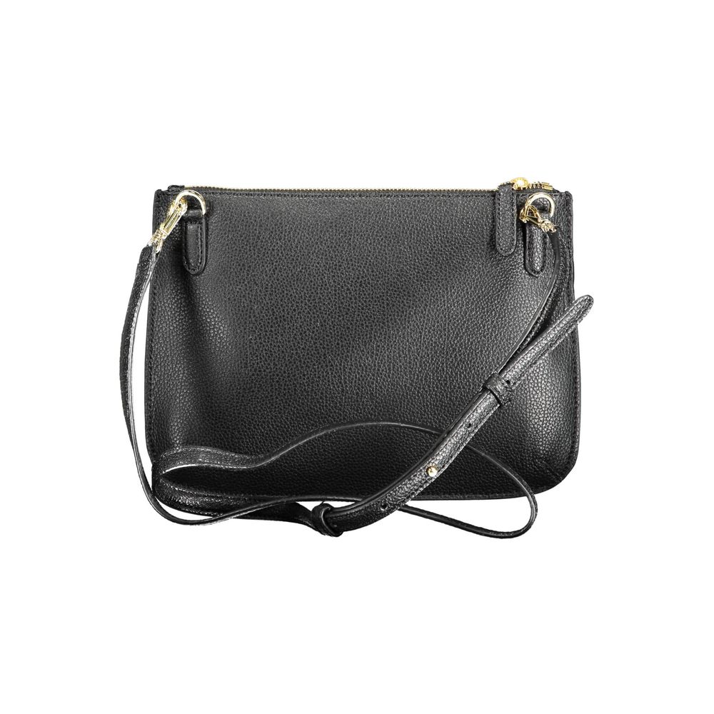 Black Leather Handbag - ventzia