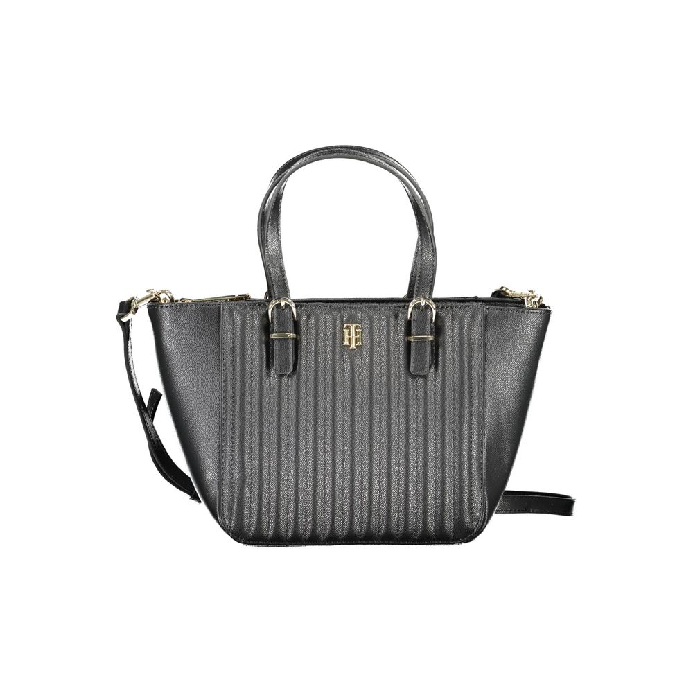 Black Polyethylene Handbag - ventzia