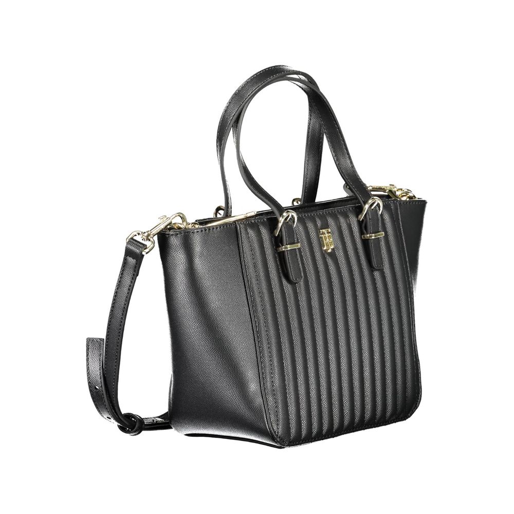 Black Polyethylene Handbag - ventzia