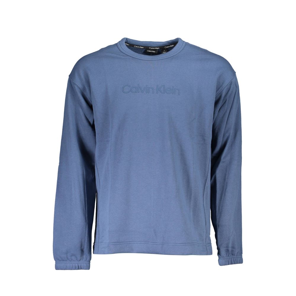 Blue Cotton Sweater - ventzia