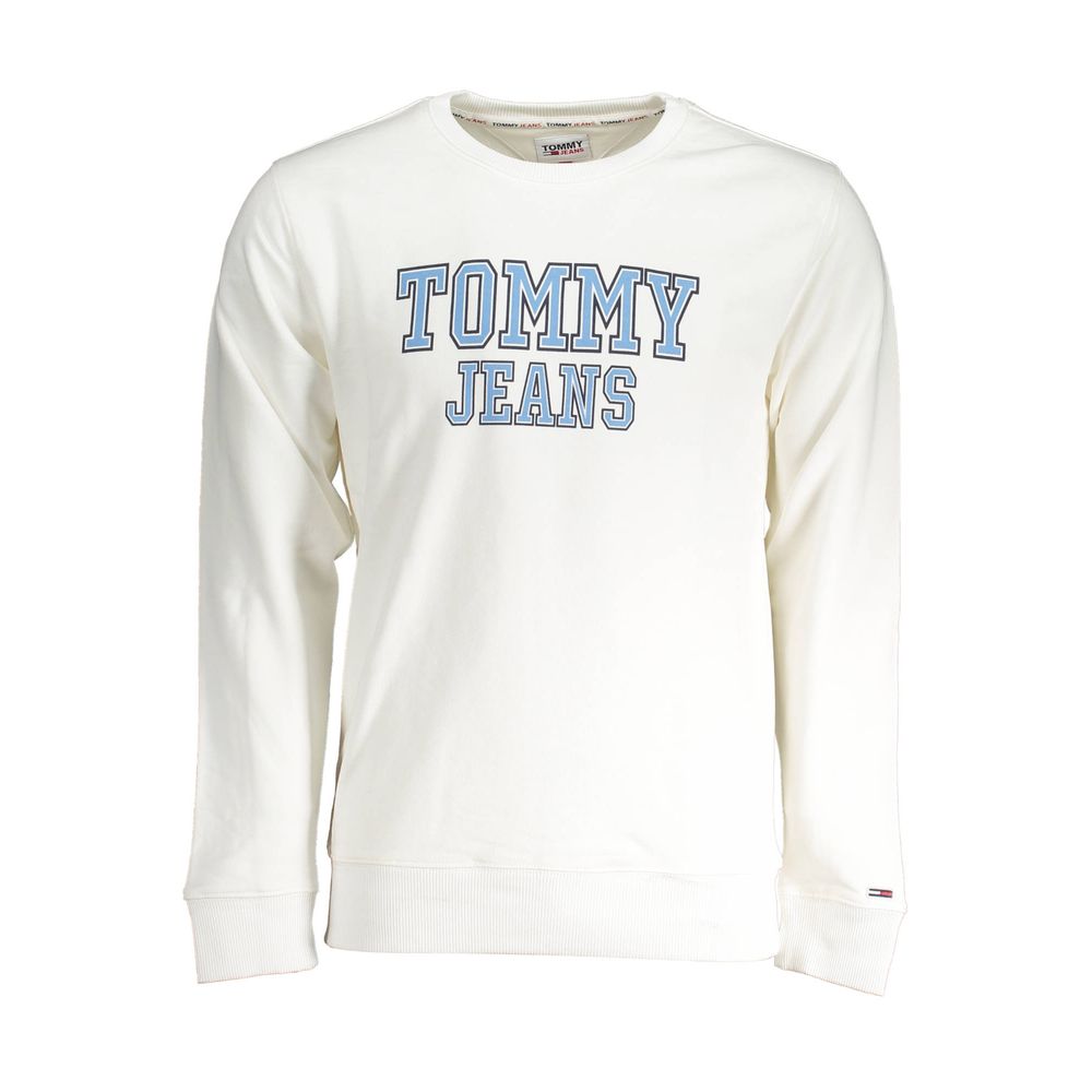 White Cotton Men Sweater - ventzia