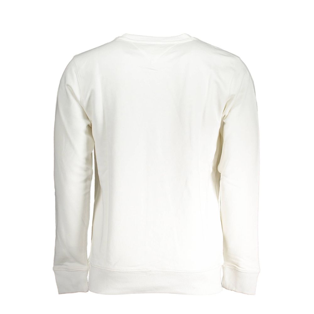 White Cotton Men Sweater - ventzia