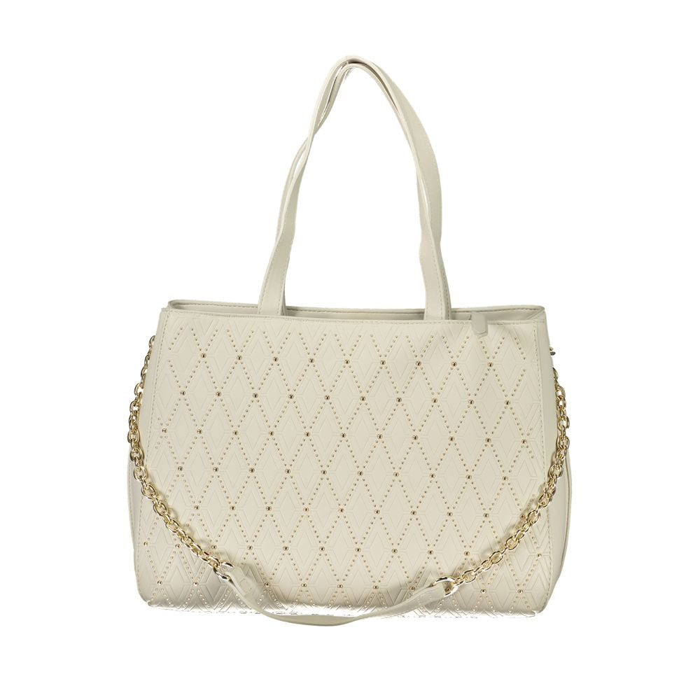 White Polyethylene Handbag - ventzia