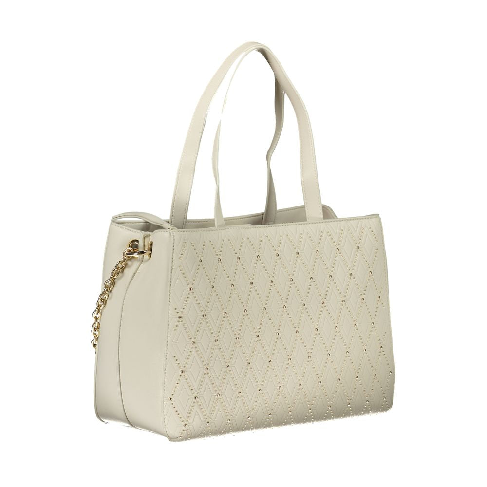 White Polyethylene Handbag - ventzia