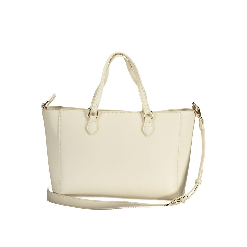 White Polyethylene Handbag - ventzia