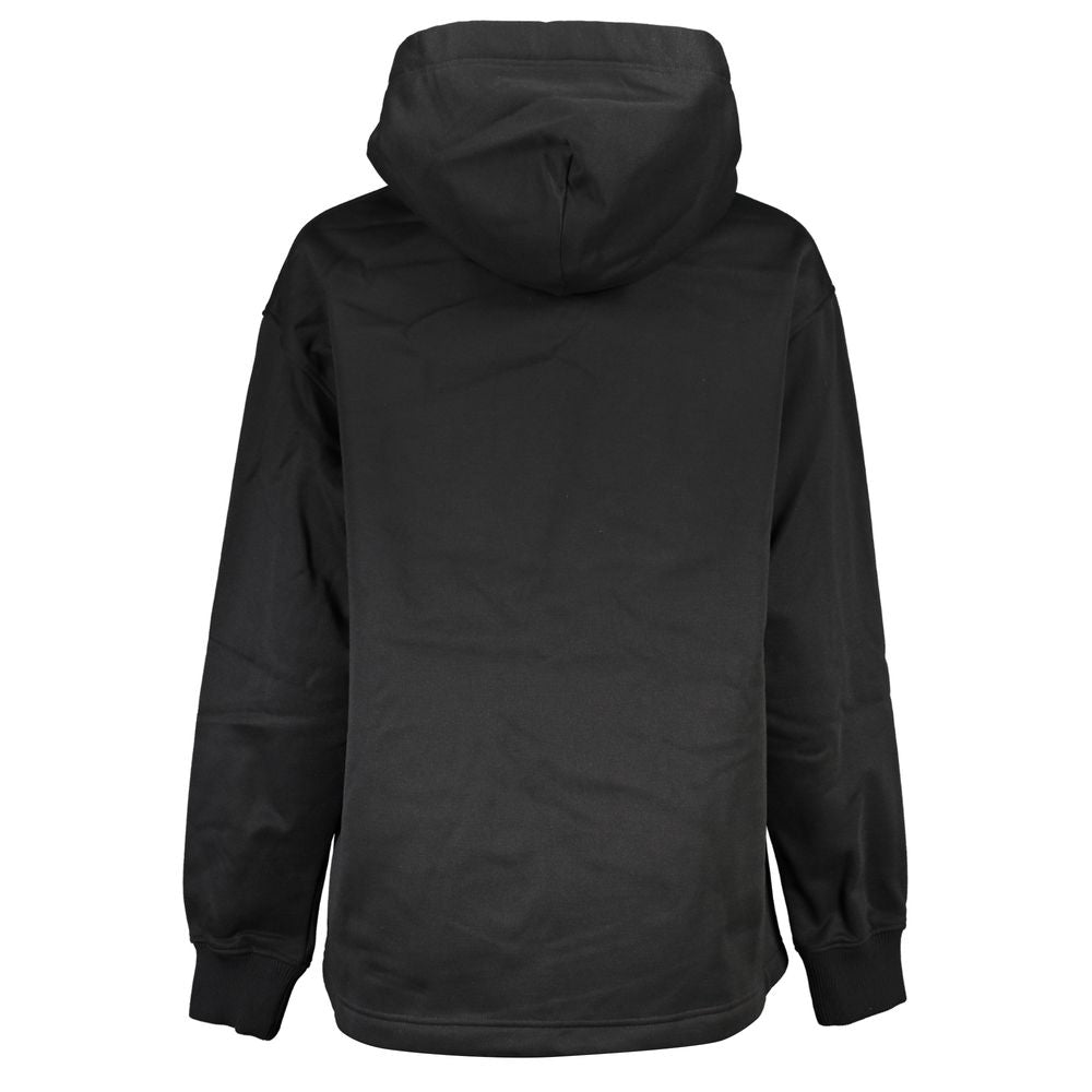 Black Polyester Sweater - ventzia