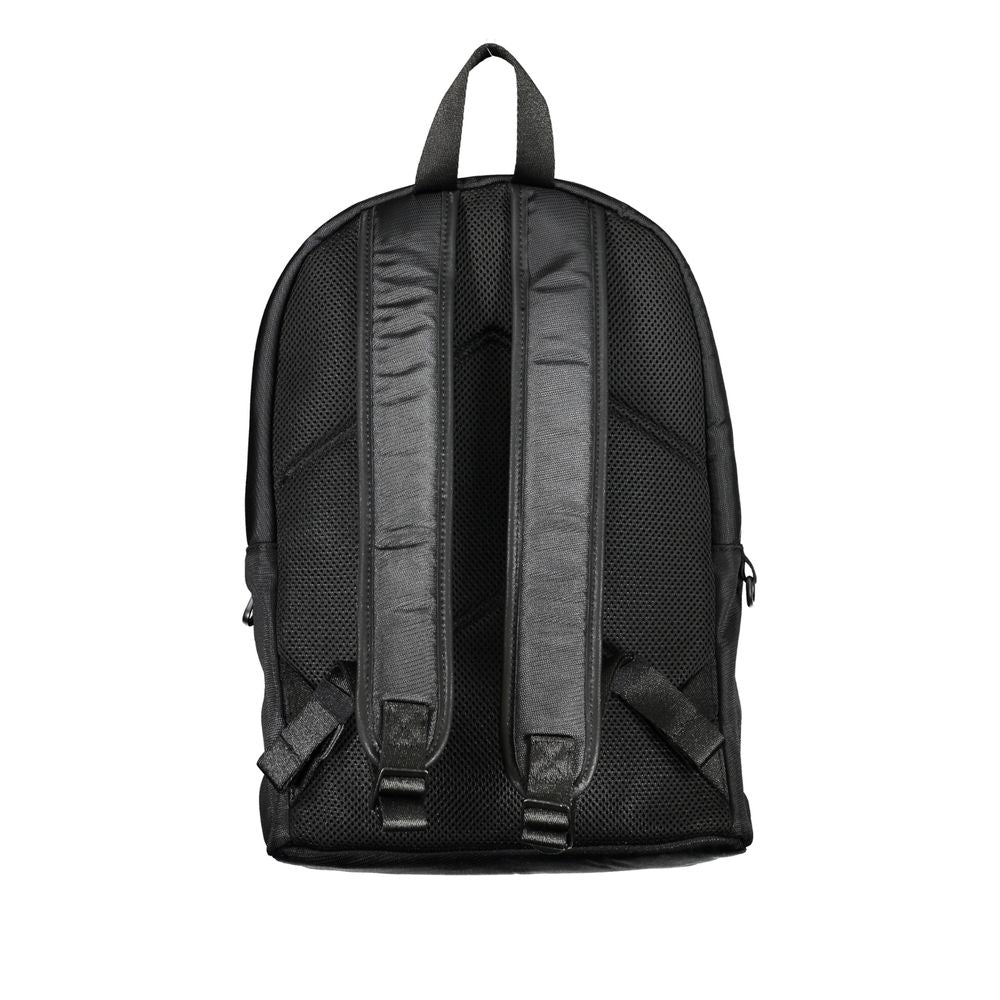 Black Polyester Backpack - ventzia