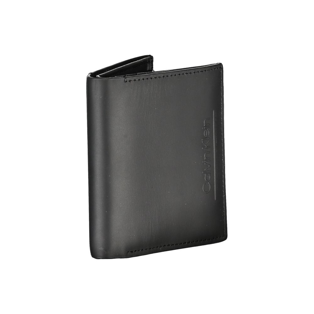 Black Leather Wallet - ventzia