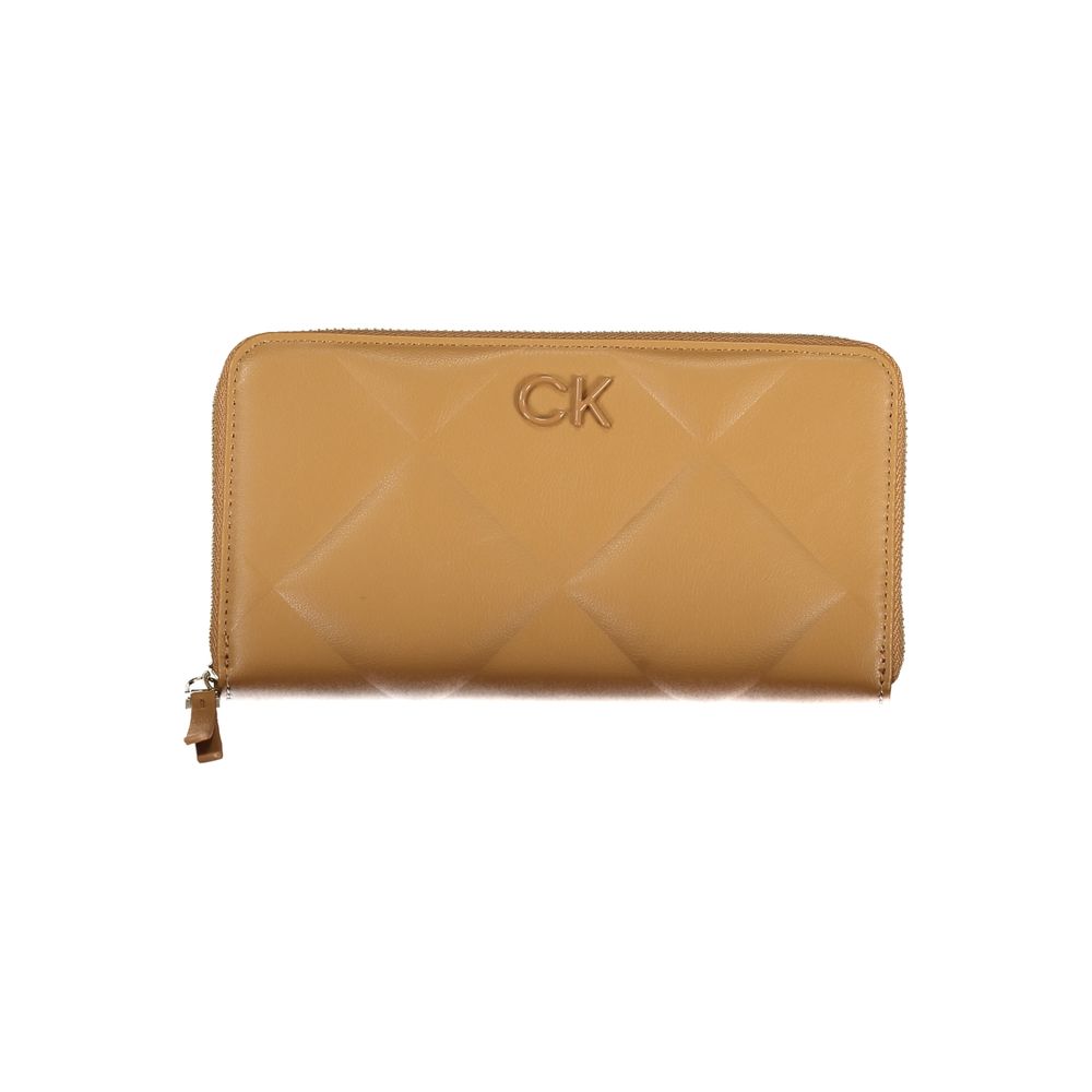 Brown Polyester Wallet - ventzia