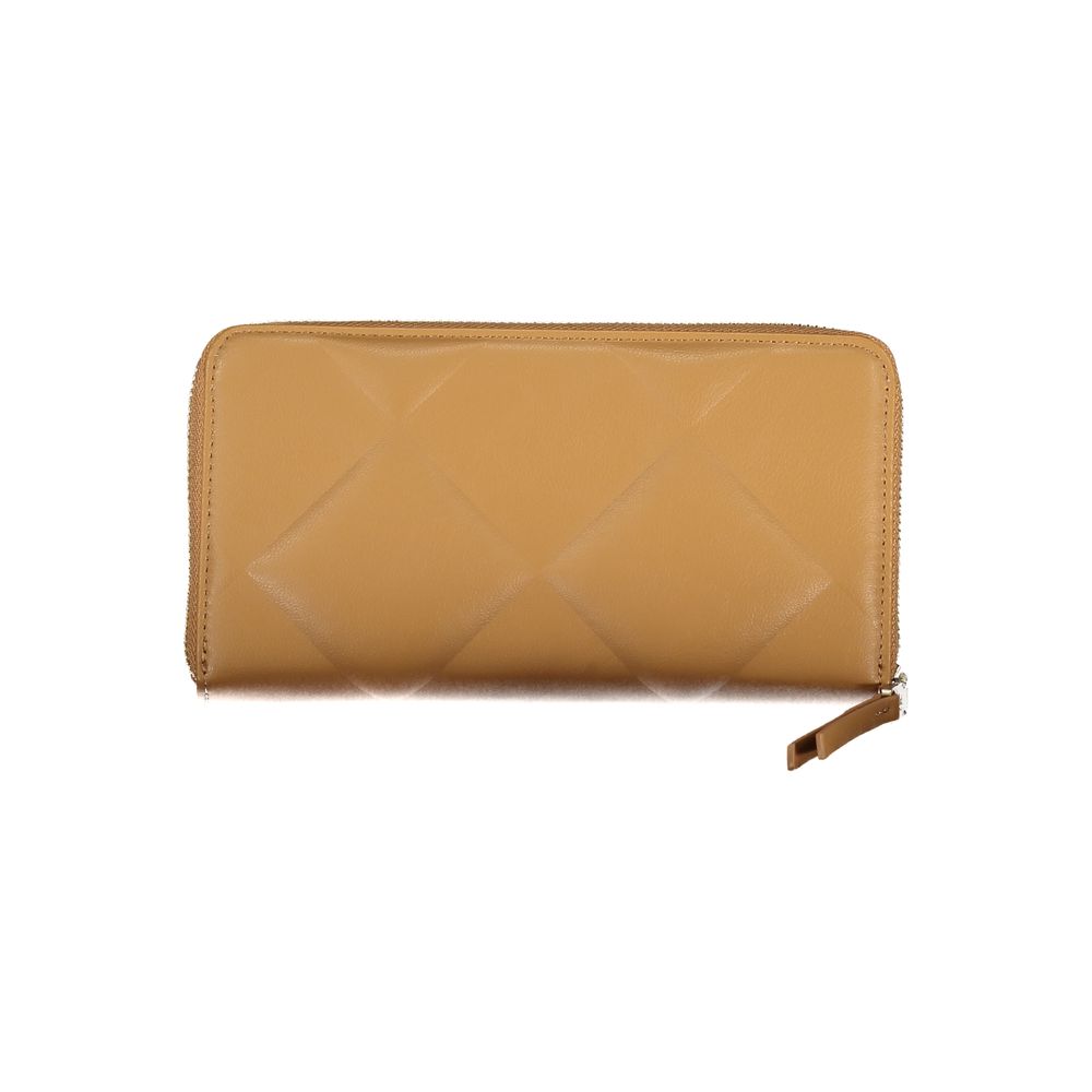 Brown Polyester Wallet - ventzia