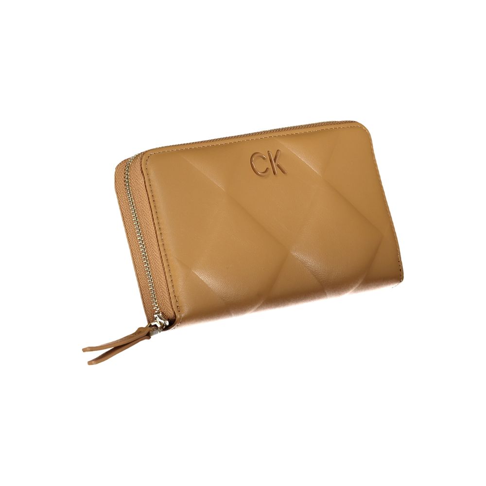 Brown Polyester Wallet - ventzia