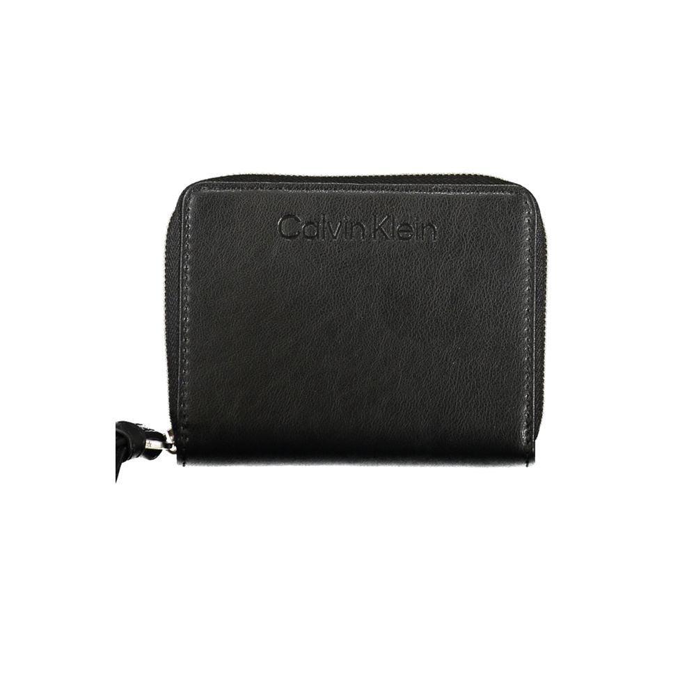 Black Polyester Wallet - ventzia