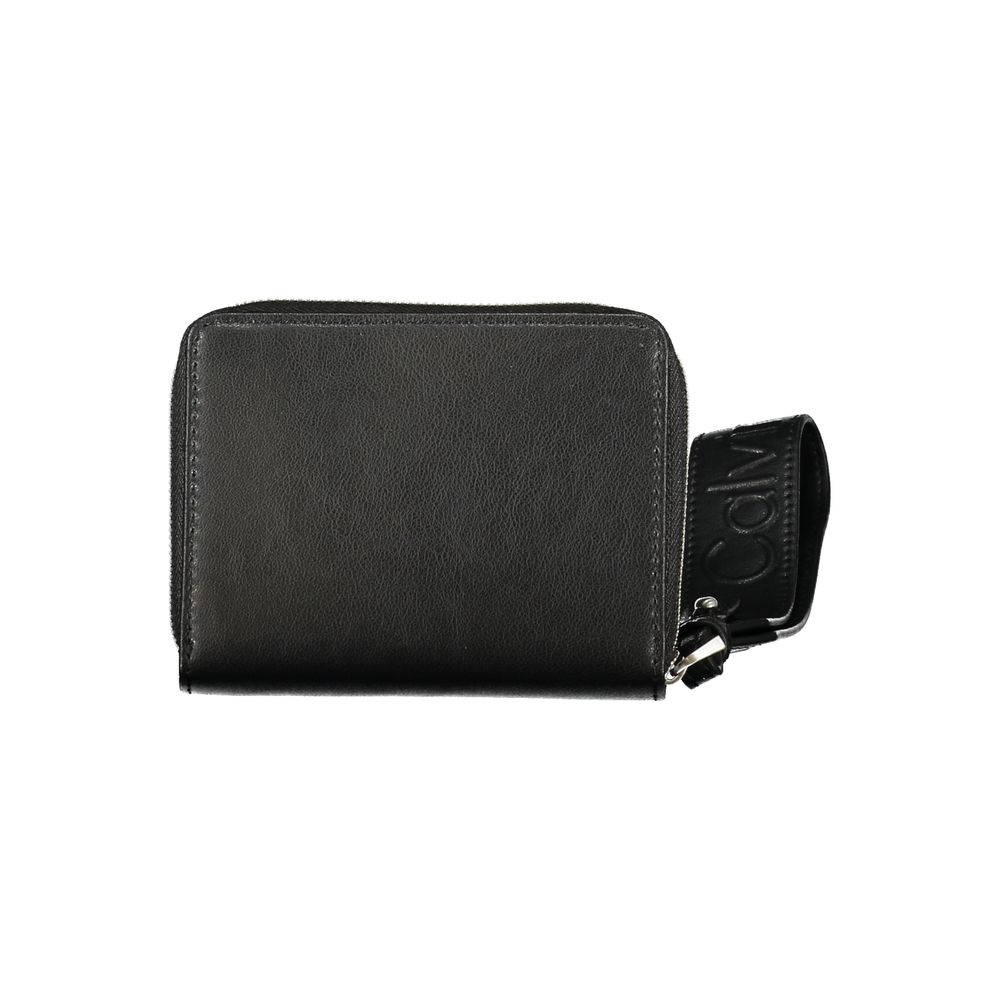 Black Polyester Wallet - ventzia