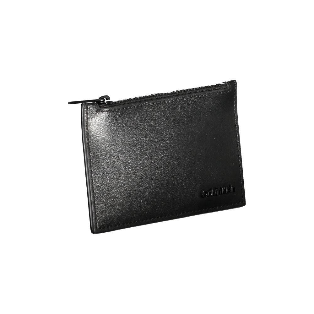 Black Leather Wallet - ventzia