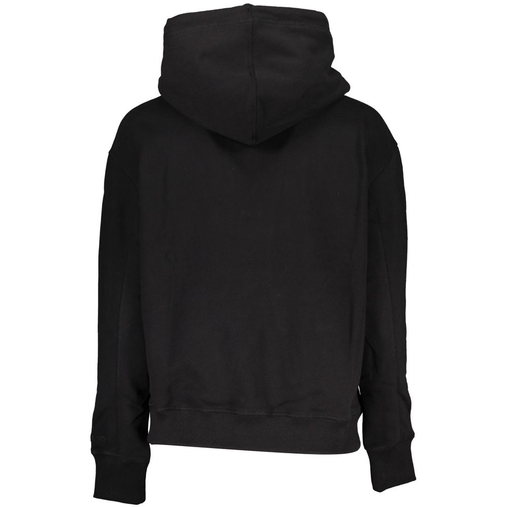 Black Cotton Women Sweater - ventzia