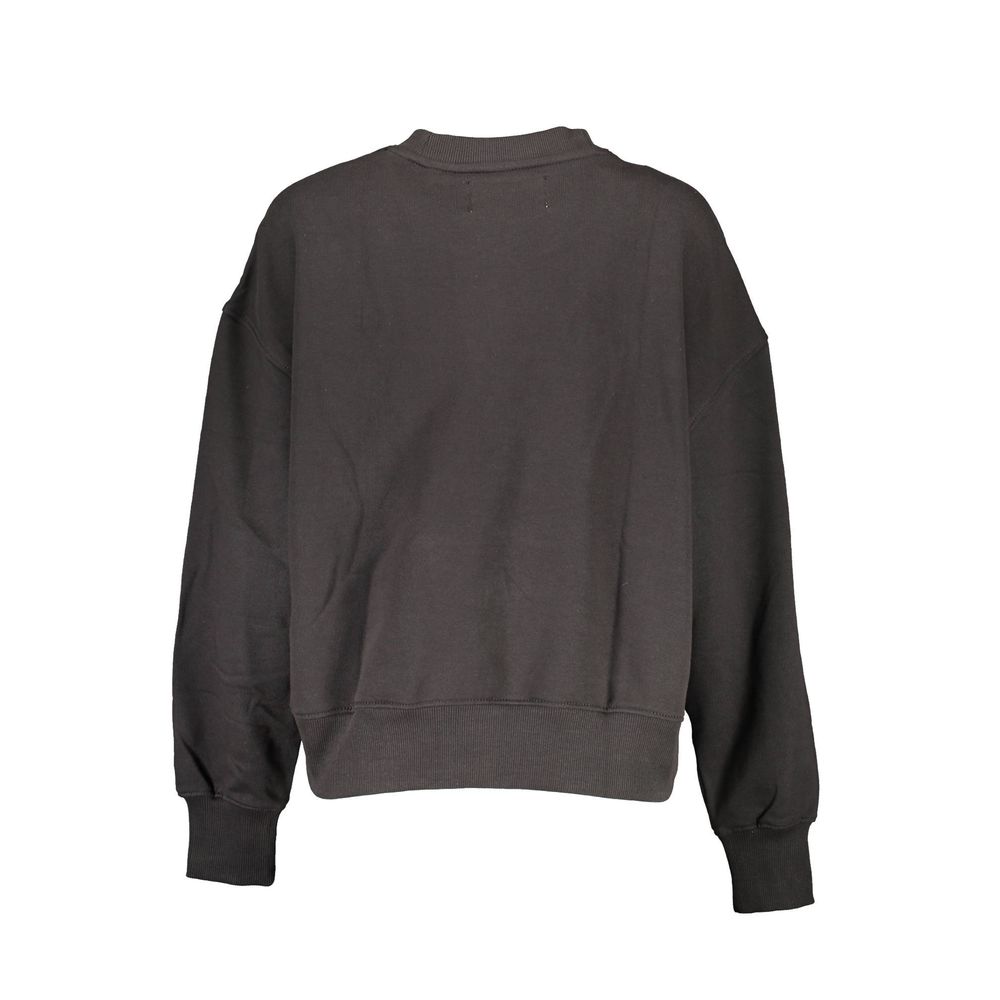 Black Cotton Sweater - ventzia
