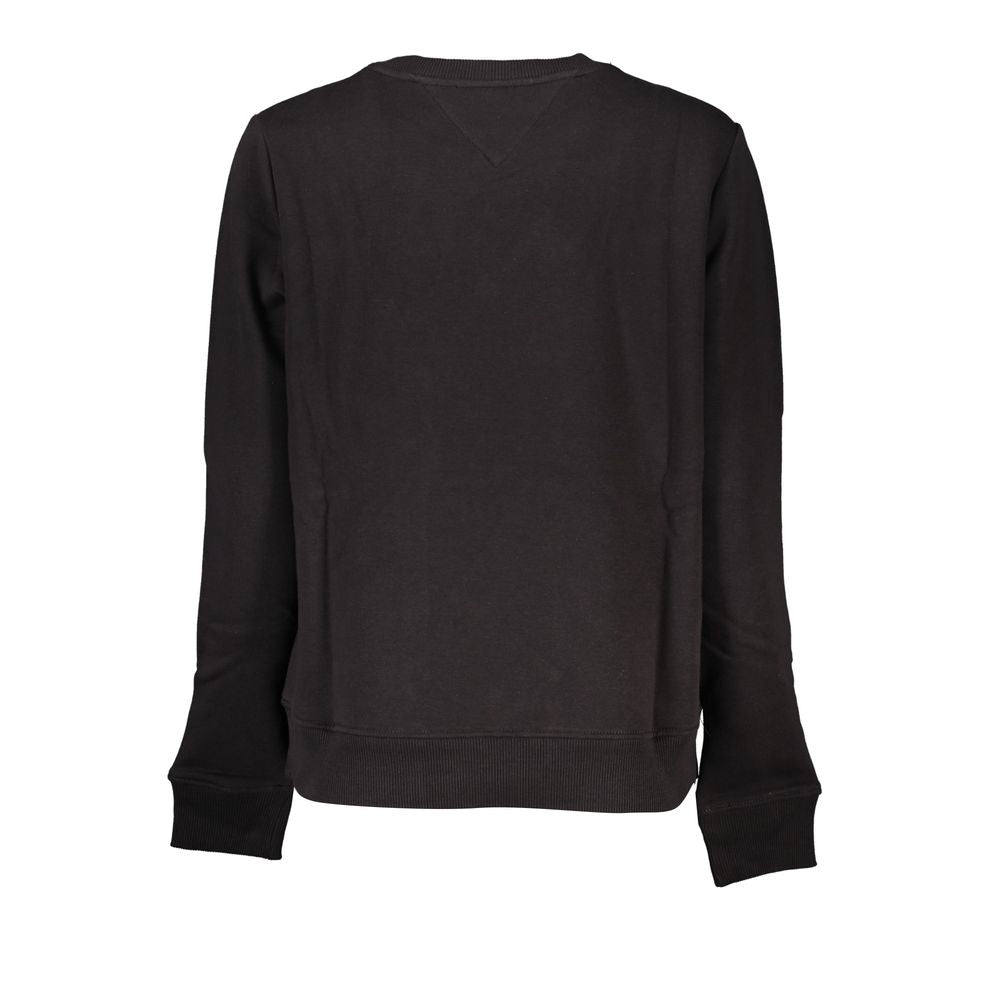 Black Cotton Sweater - ventzia
