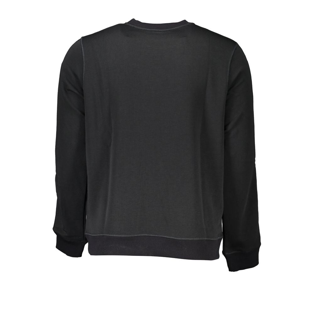 Black Polyester Sweater - ventzia
