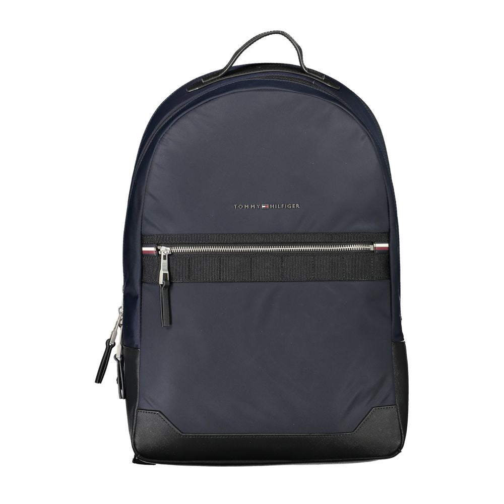 Blue Polyester Backpack - ventzia
