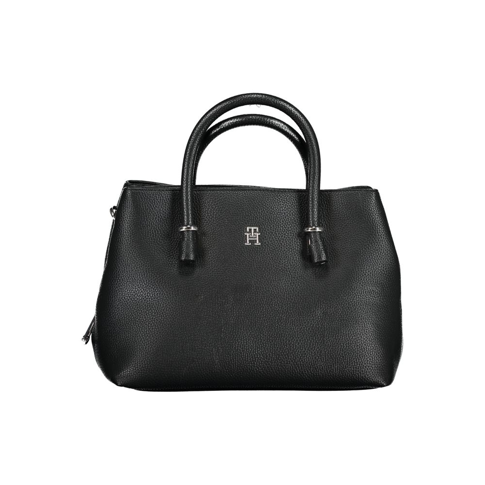 Black Polyethylene Handbag - ventzia