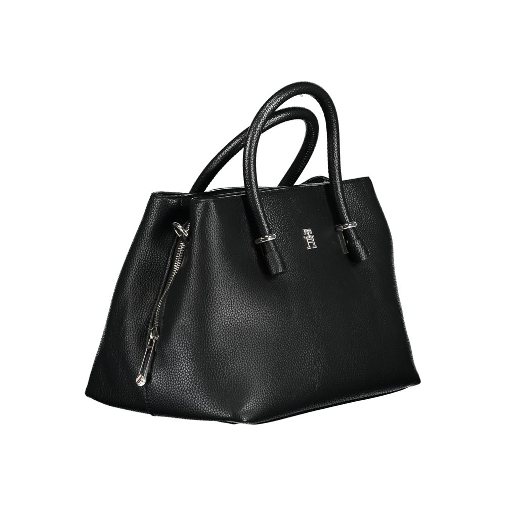Black Polyethylene Handbag - ventzia