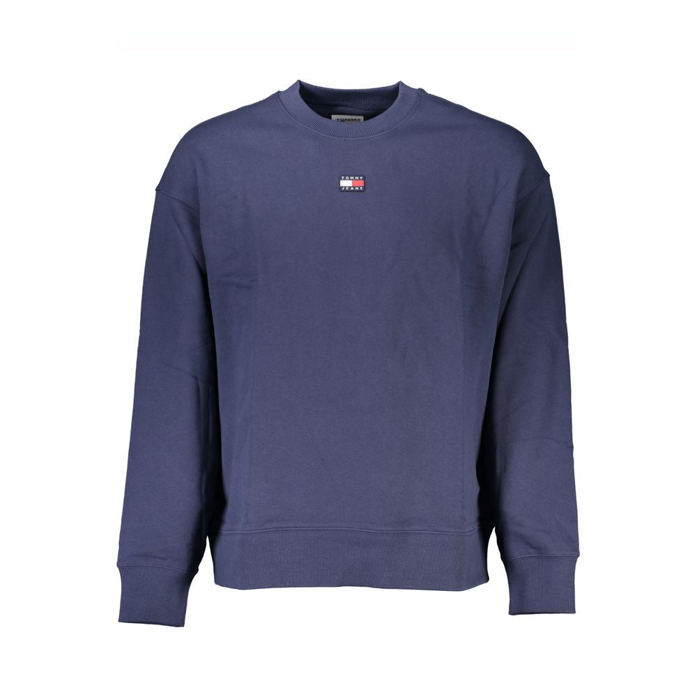 Blue Cotton Sweater - ventzia